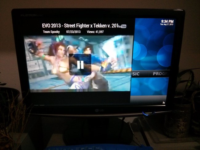 XBMC and Youtube video